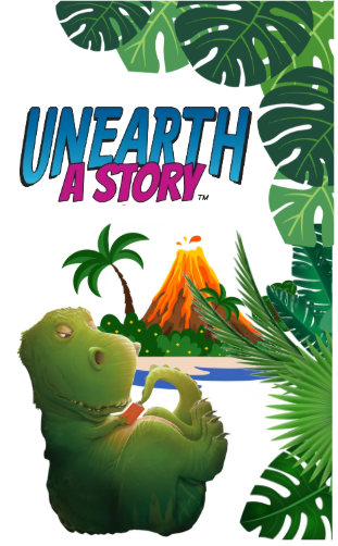 Unearth a Story Dino Mascot